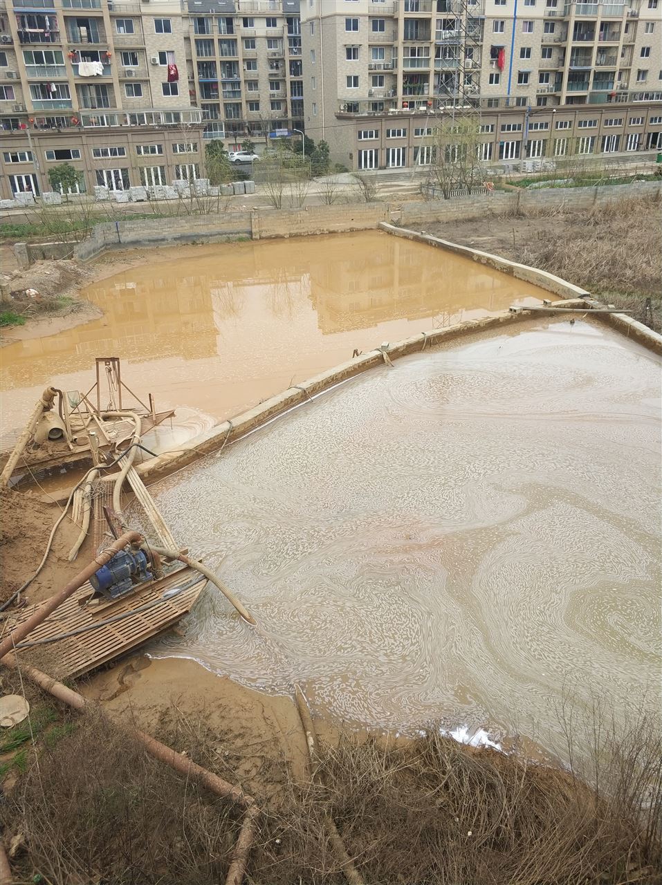 呈贡沉淀池淤泥清理-厂区废水池淤泥清淤